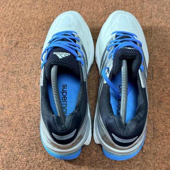 Adidas Supernova Sequence 7 Mens Running Shoes White Silver Blue D66755 Size 10 main image 11